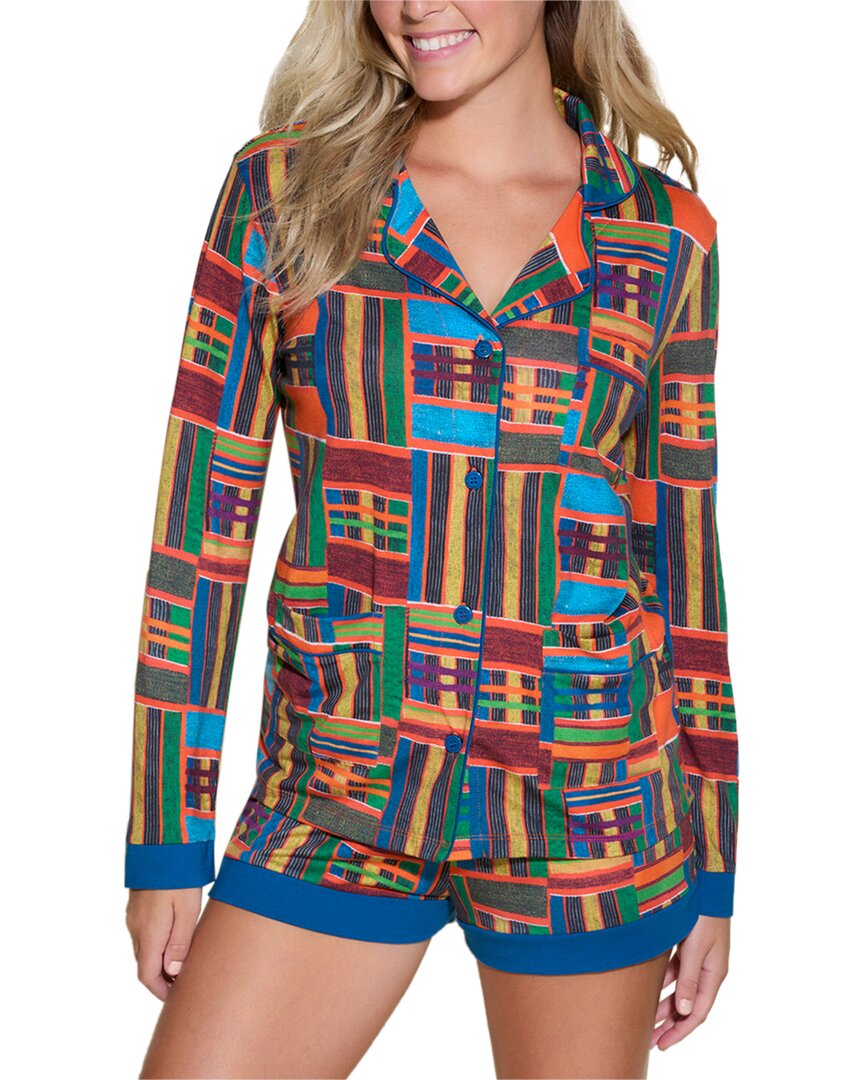 Cosabella Bella Printed Comfort 3pocket Top Boxer Set