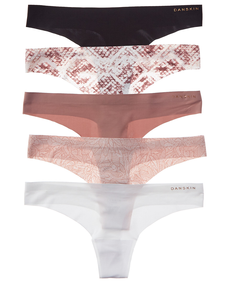 Danskin Set Of 5 Laser Thong Women's L eBay