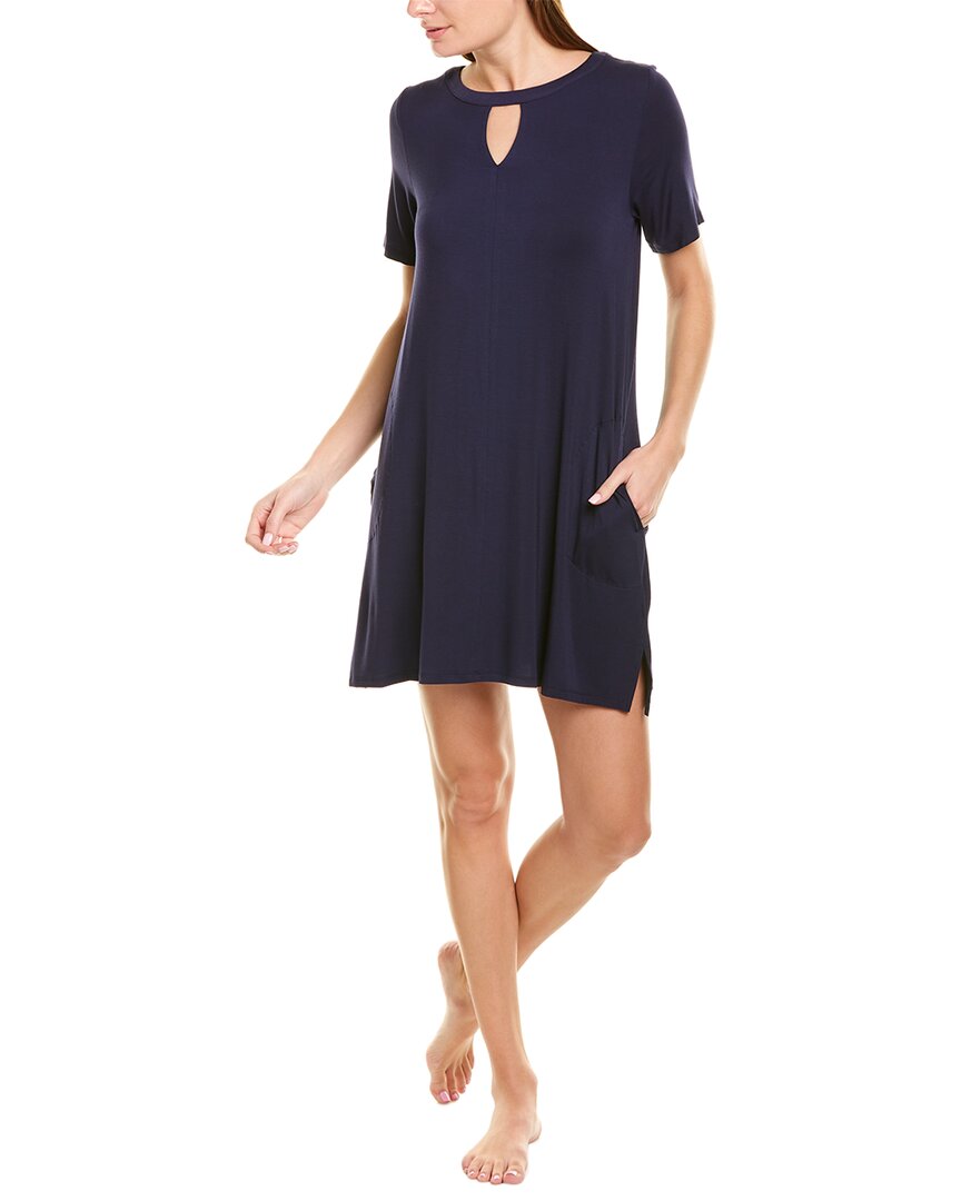 Image of Donna Karan Sleepwear Short Sleep Shirt