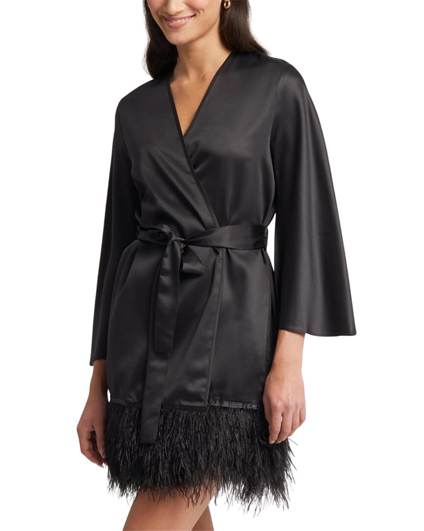 Rya Collection Swan Cover-up In Black
