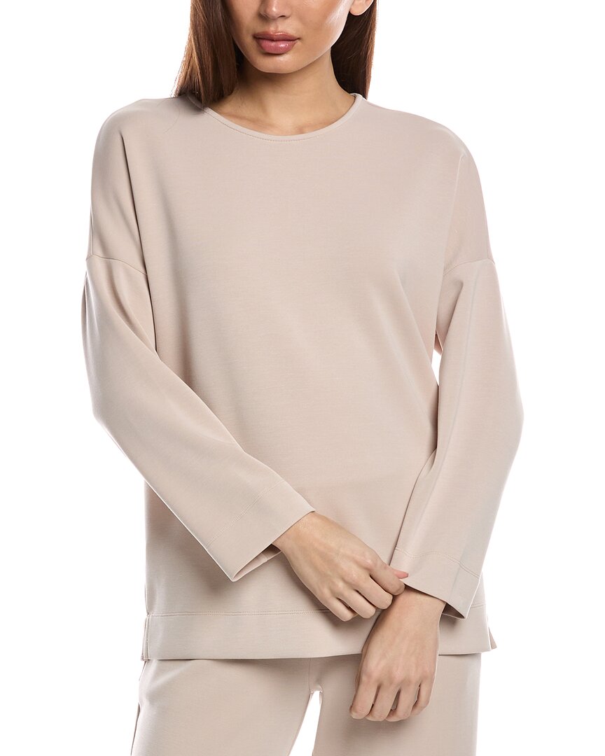Natori Anywhere Wedge Top In Beige