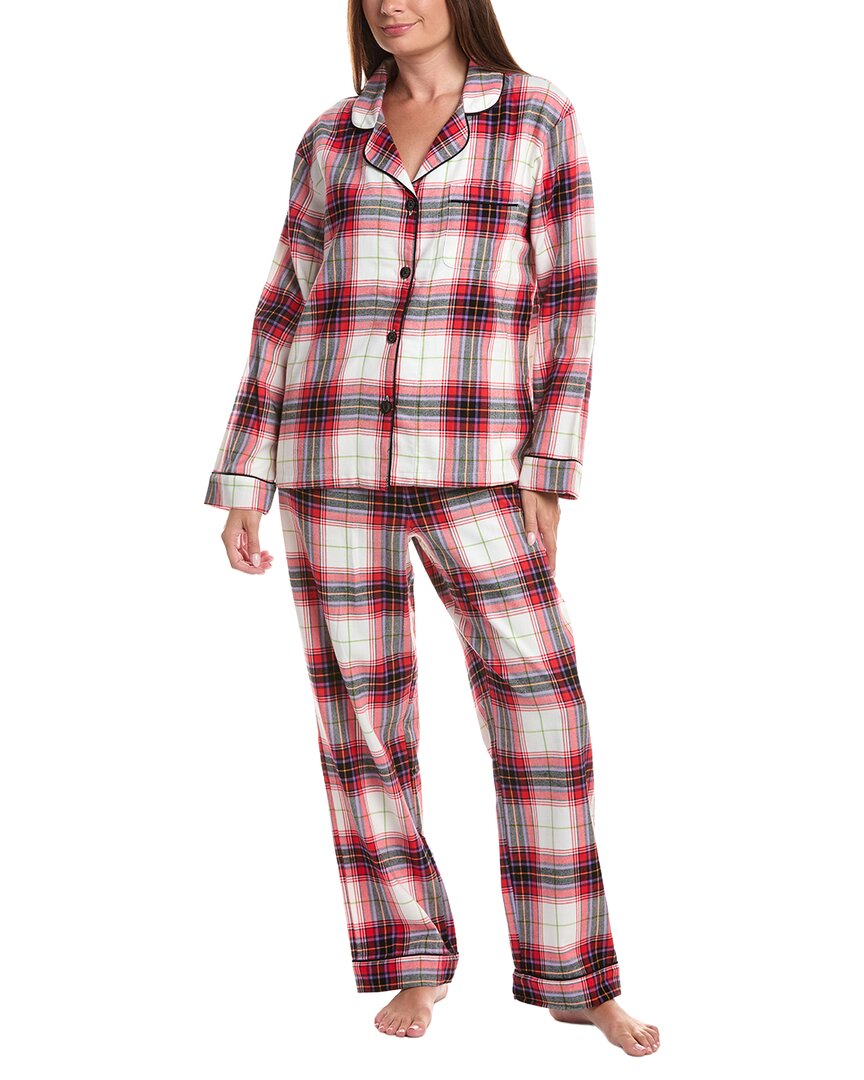 Bedhead 2pc Flannel Pajama Set In Brown