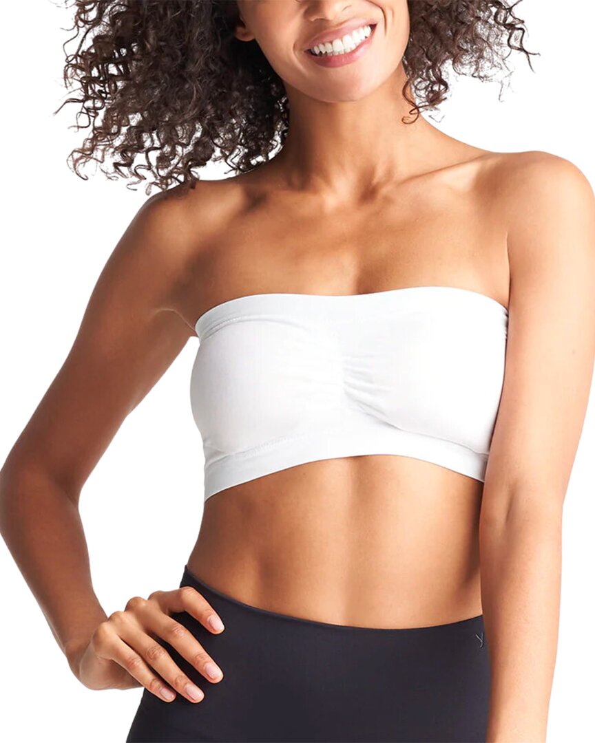 Seamless Bandeau Top in White