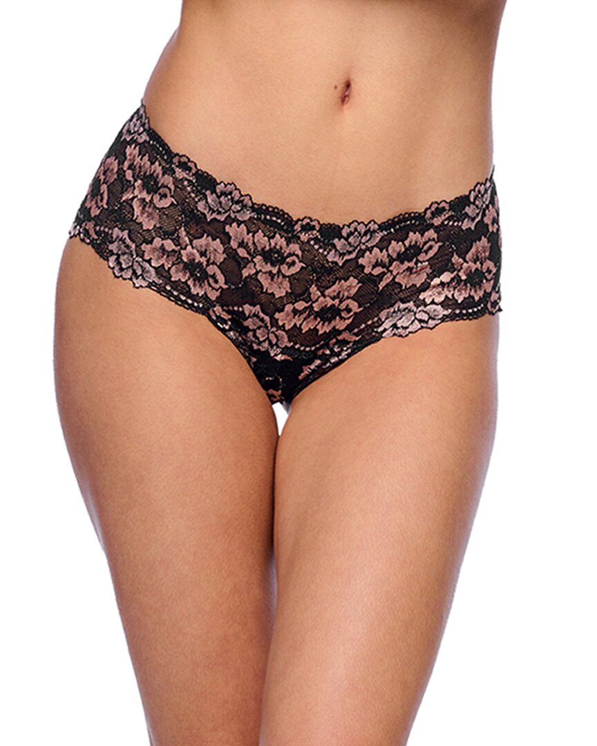 Cosabella Savona Lowrider Hotpant In Bk/ma-black/mandorla