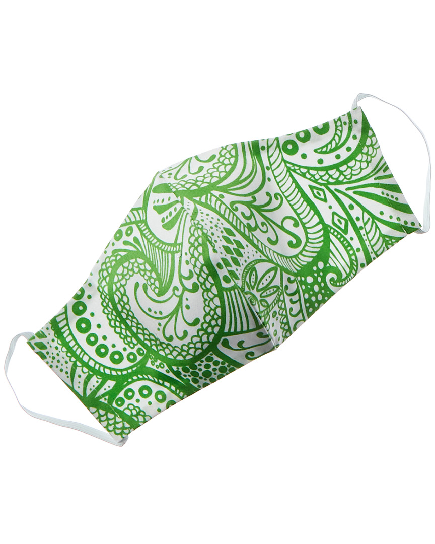 Melly M Harper Cloth Face Mask In Green