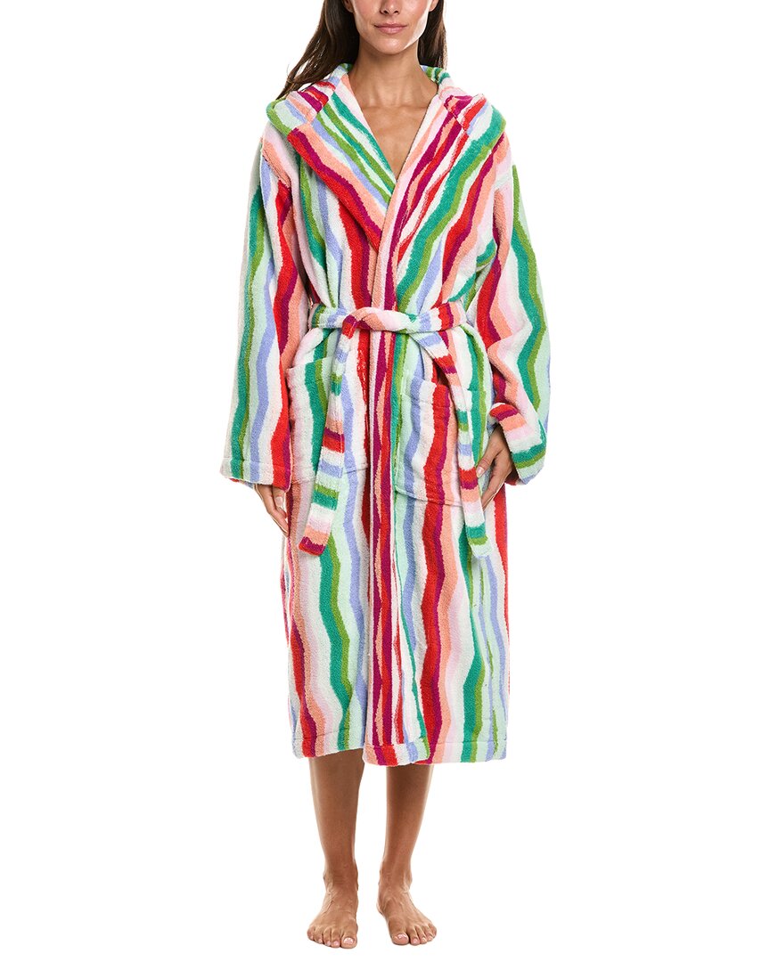 Missoni Hooded Stripe-pattern Bath Robe In Multi