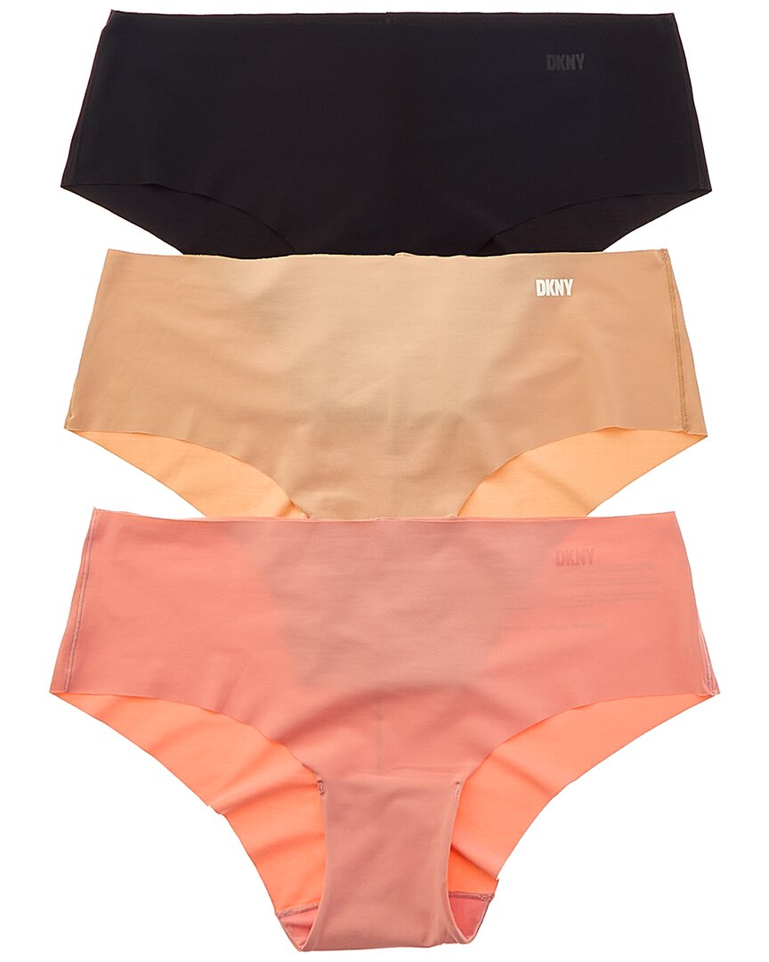 Dkny Litewear Cut Anywhere Assorted 3-pack Hipster Briefs