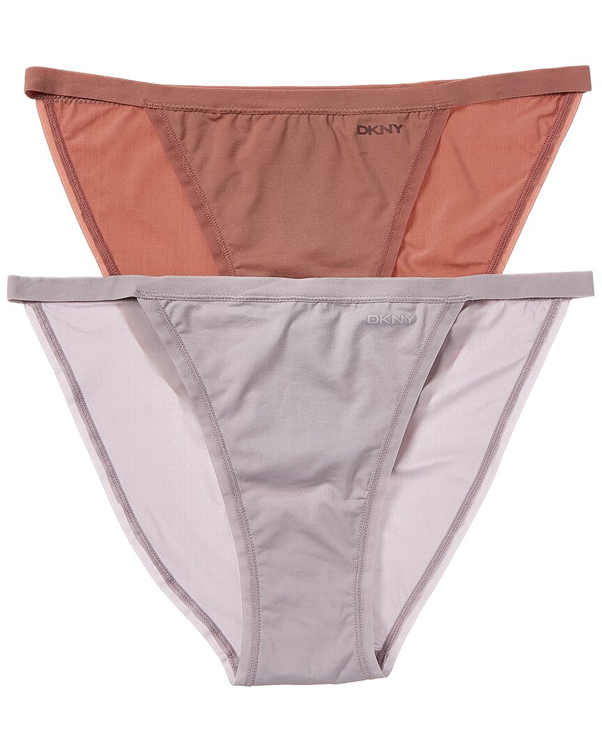 Dkny 2pk Active Comfort String Bikini In Blue
