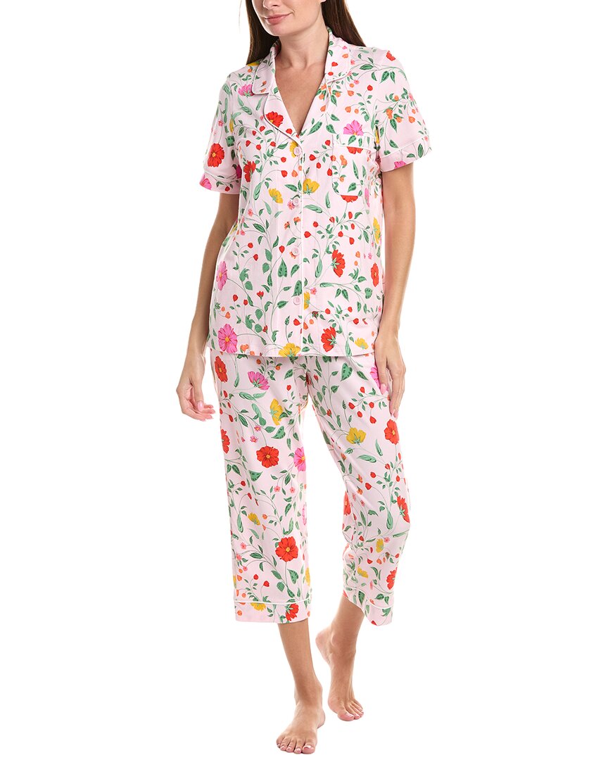 Bedhead 2pc Cropped Pajama Set In Pink