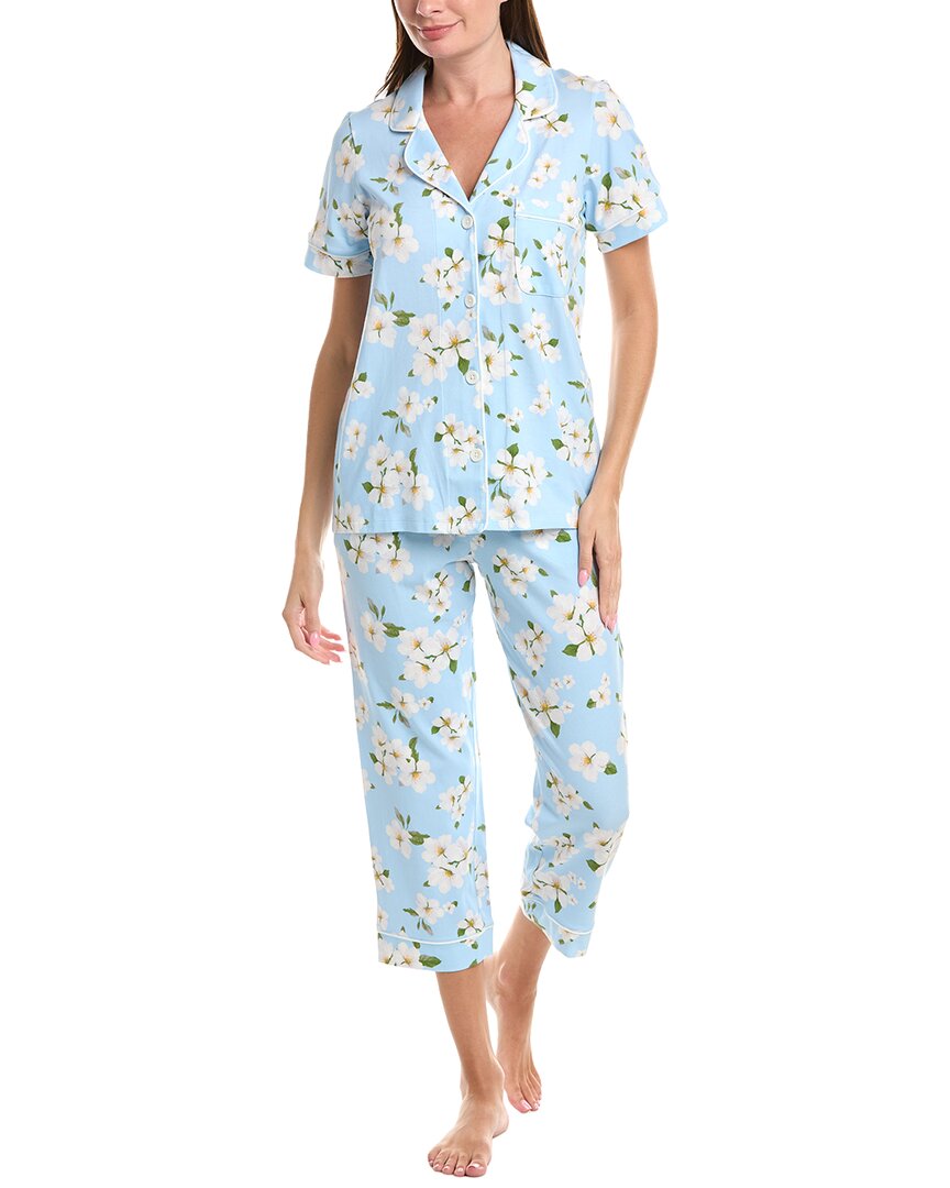 Bedhead 2pc Crop Pajama Set In Blue