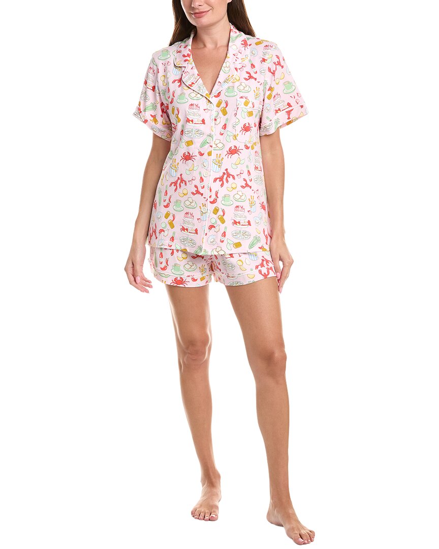 Bedhead 2pc Short Pajama Set In Blue