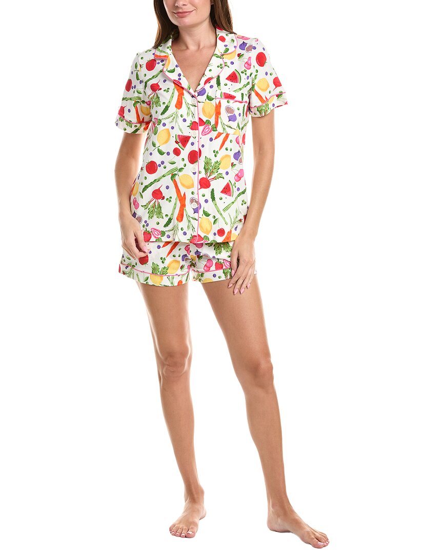 Bedhead 2pc Short Pajama Set In White