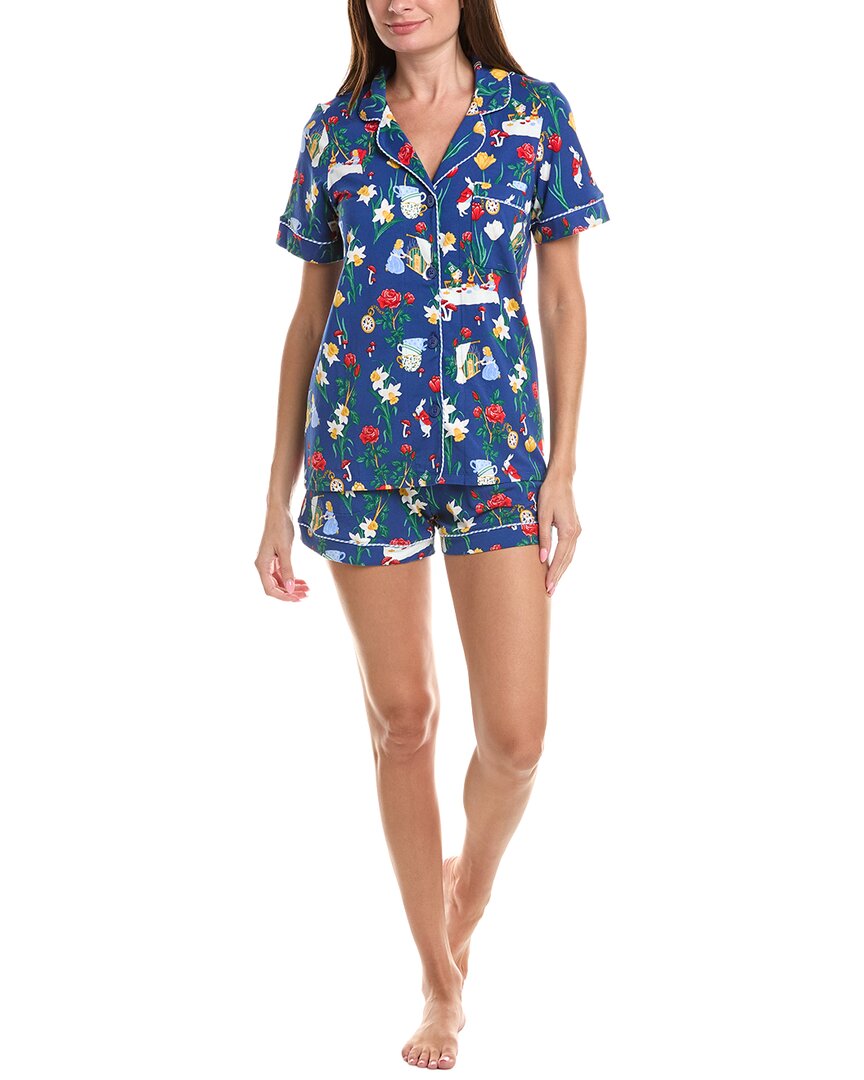 Bedhead 2pc Short Pajama Set In Navy