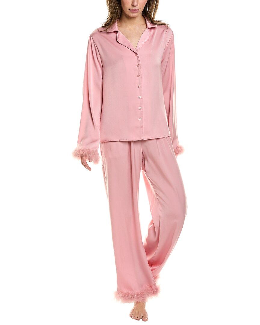 Shop Rachel Parcell 2pc Pajama Set In Pink