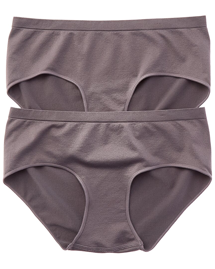 B.tempt'd By Wacoal 2pk Comfort Intended Daywear Hipster In Gray