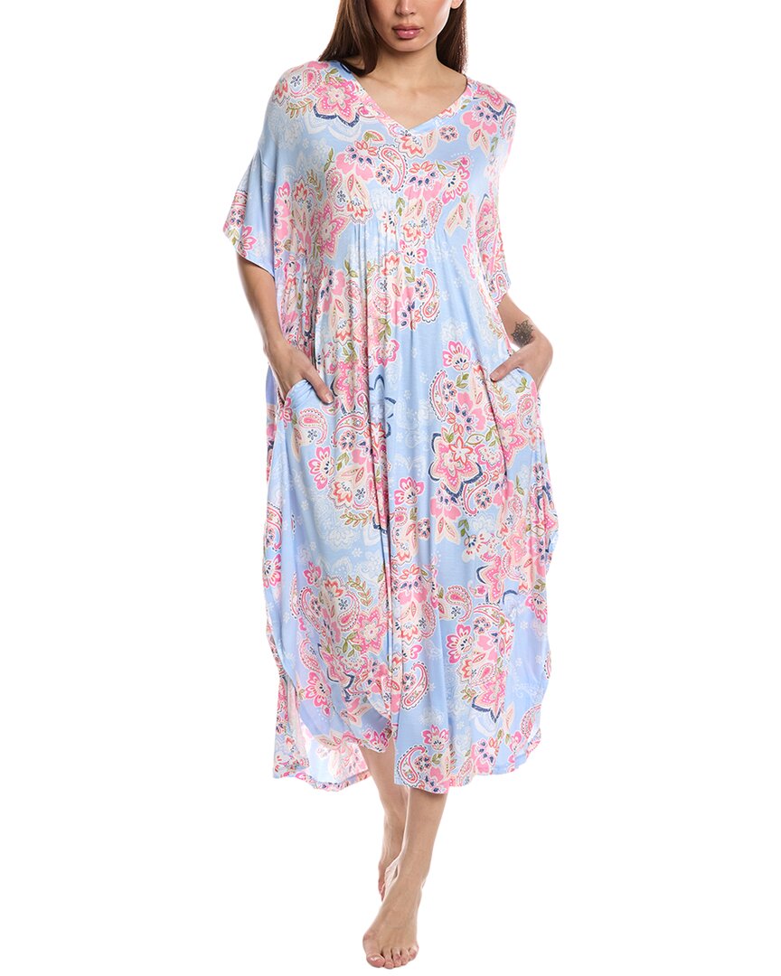 Ellen Tracy Caftan In Multi