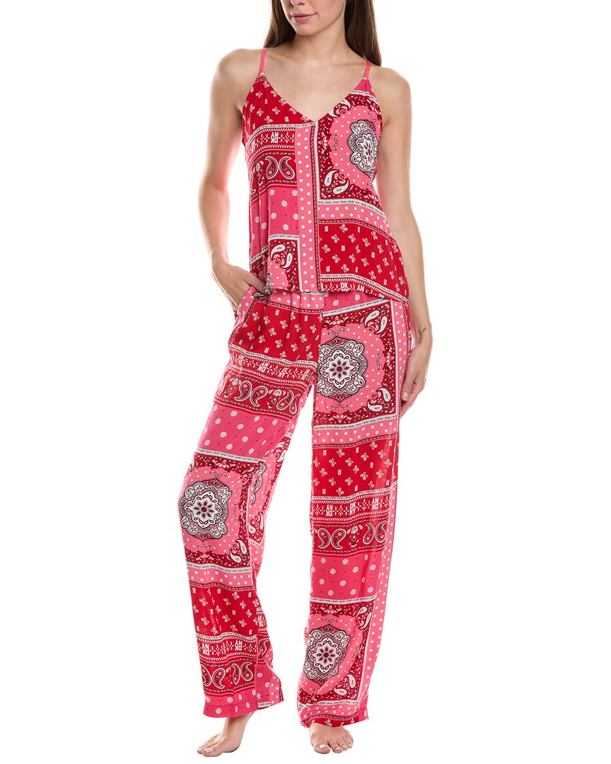 Dkny 2pc Cami & Crop Pant Sleep Set In Pink