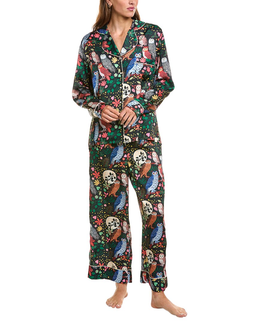 Karen Mabon 2pc Short Sleeve Pajama Set In Multi