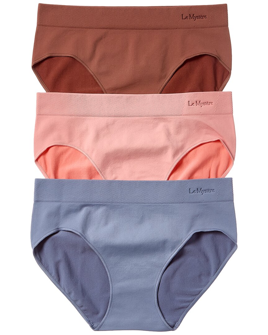 Le Mystere 3pk Seamless Comfort Hipster In Multi