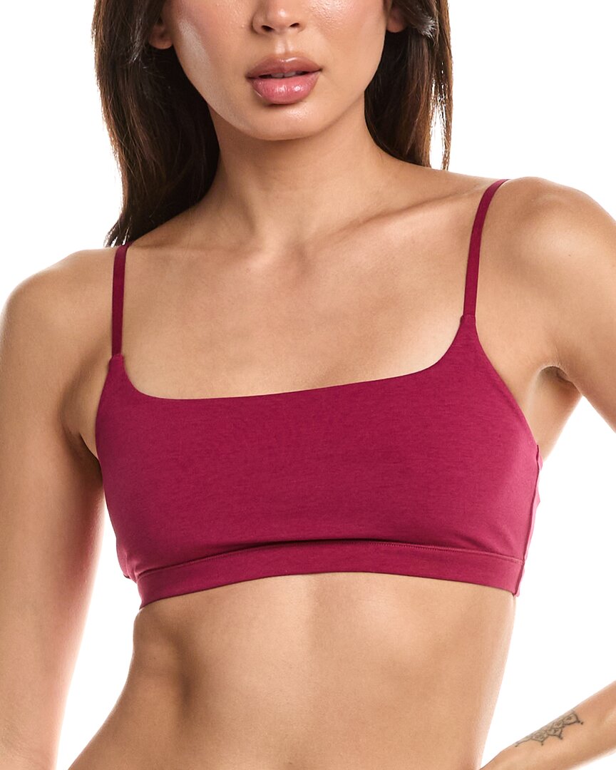 Florence By Mills Softie Bralette In Burgundy