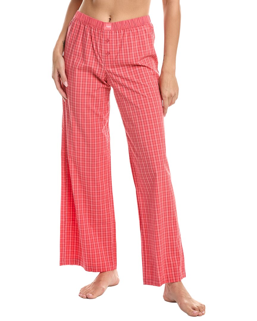 Florence By Mills Micro Plaid Pant In Red