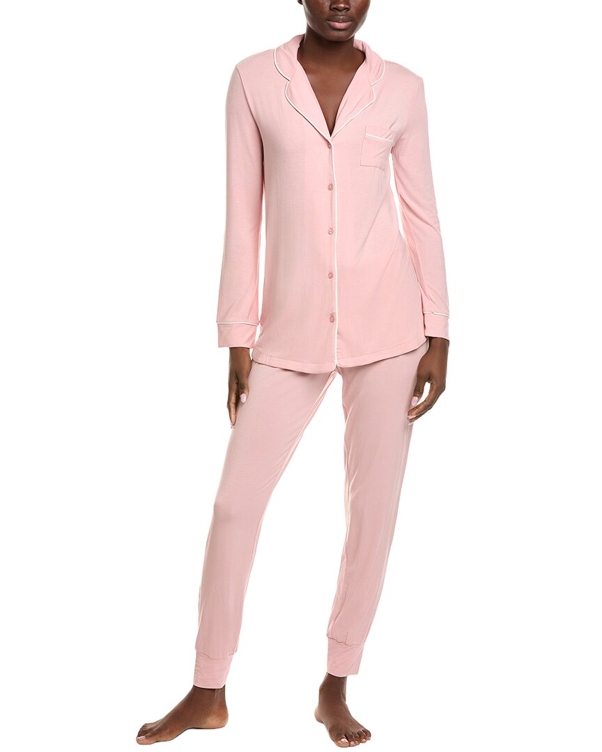 Rachel Parcell 2pc Jersey Pajama Set In Pink