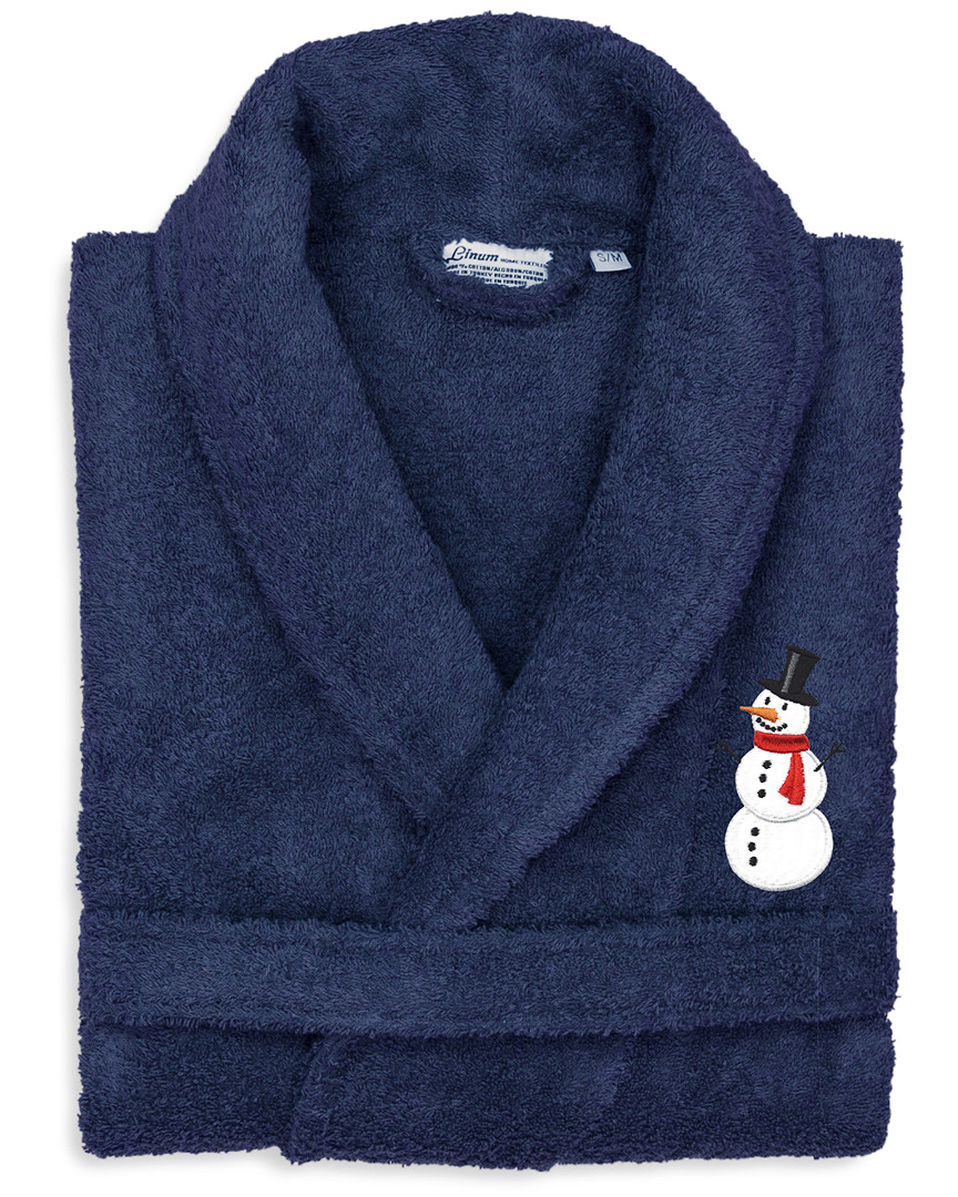 Linum Home Textiles Terry Bath Robe Embroidered