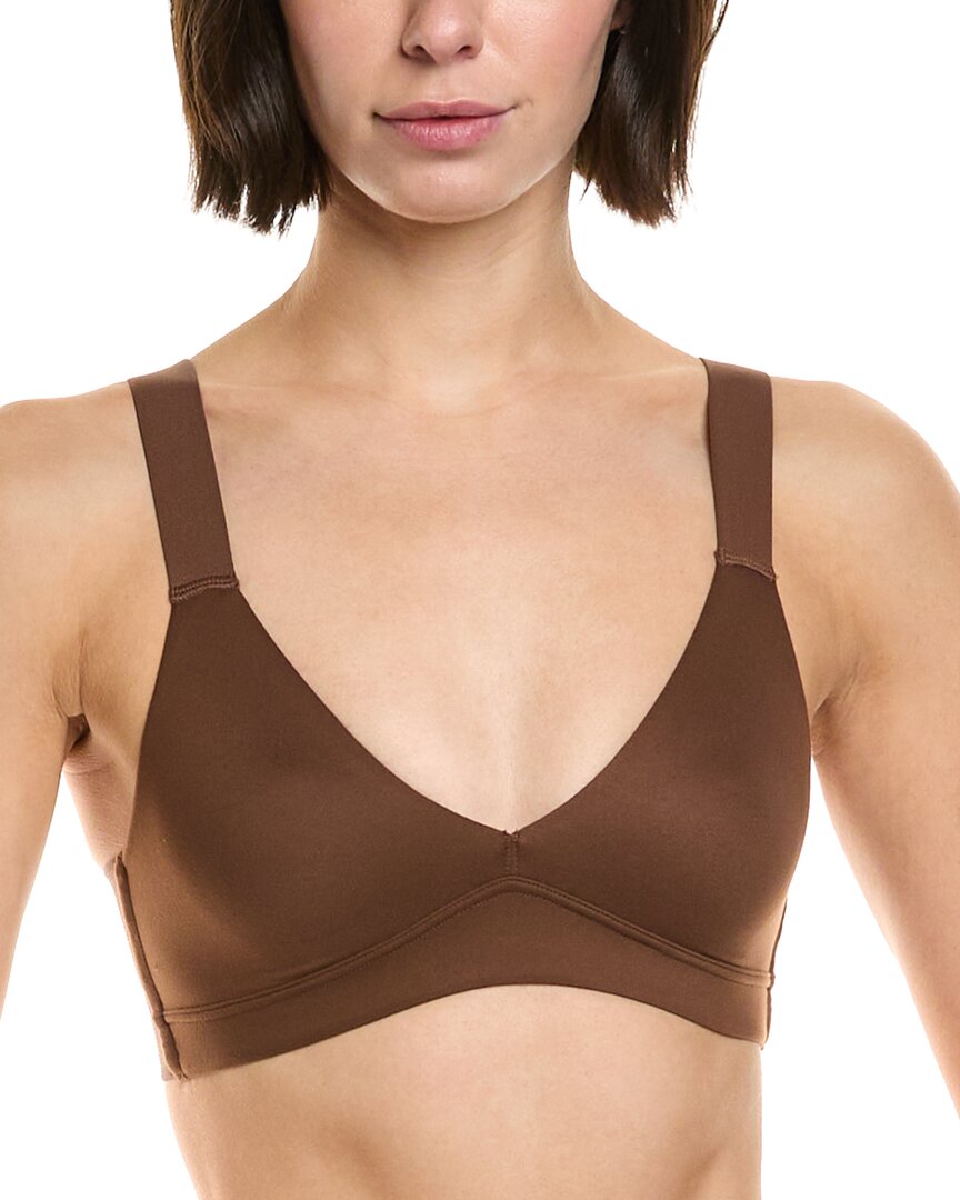 Spanx Unlined Bralette In Brown