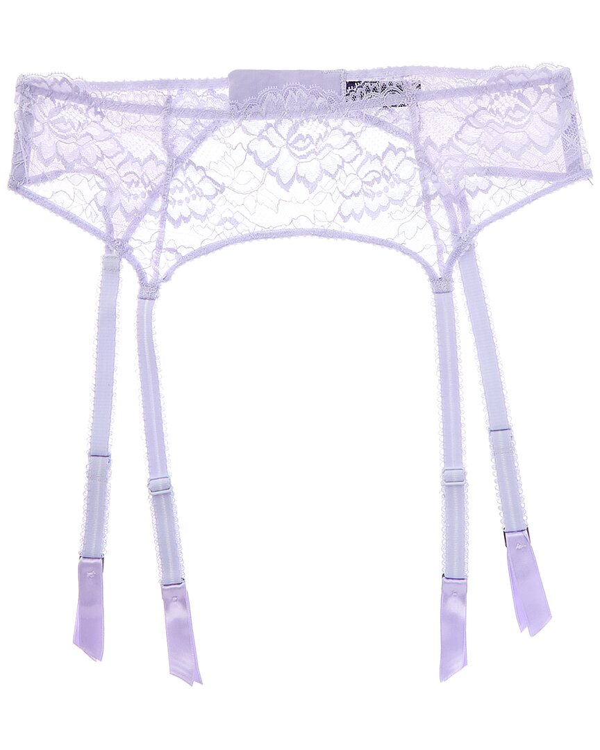 Shop Journelle Isabel Suspender Belt In Purple