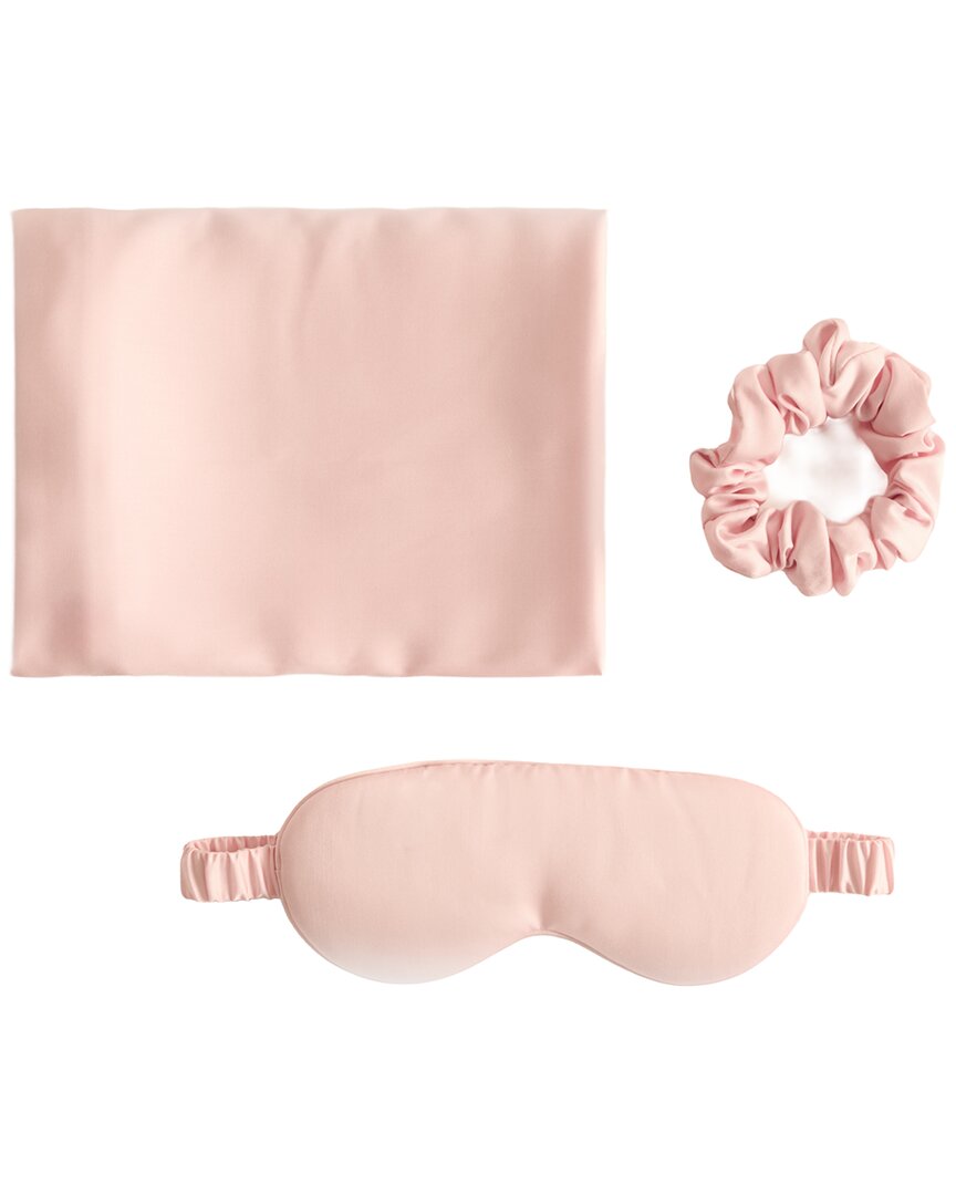 Home Collection 300 Thread Count 3pc Bamboo Sleep Beauty Set In Pink