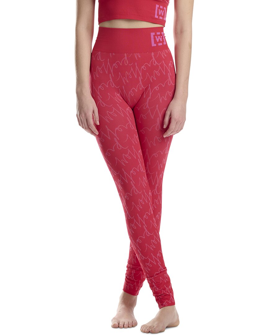 Wolford Legging In 968-red Glow Orchid