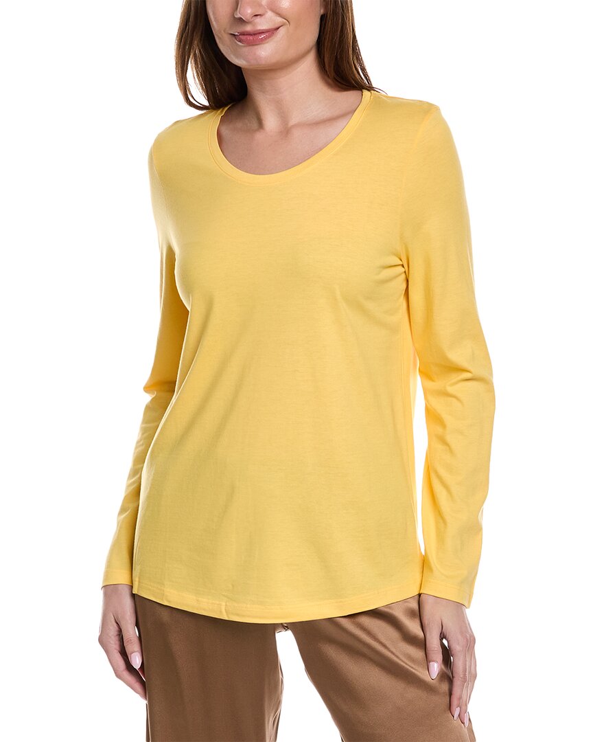 Hanro Sleep & Lounge Shirt In Yellow