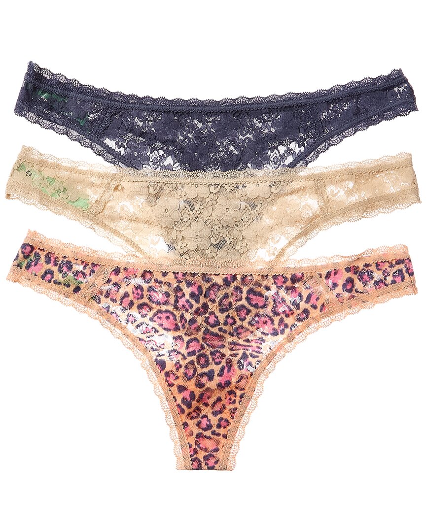 Shop Honeydew Intimates 3pk Lady In Lace Thong