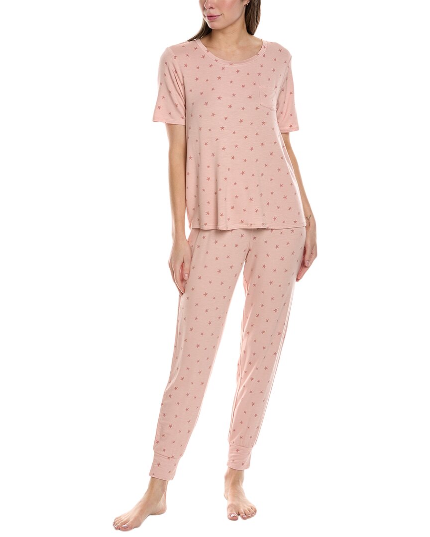 Shop Honeydew Intimates 2pc Good Times Pajama Set In Pink