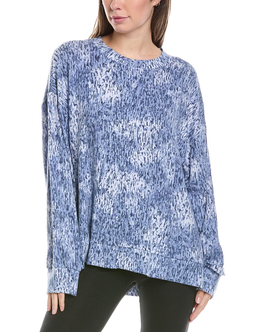 Donna Karan Lounge Top In Blue