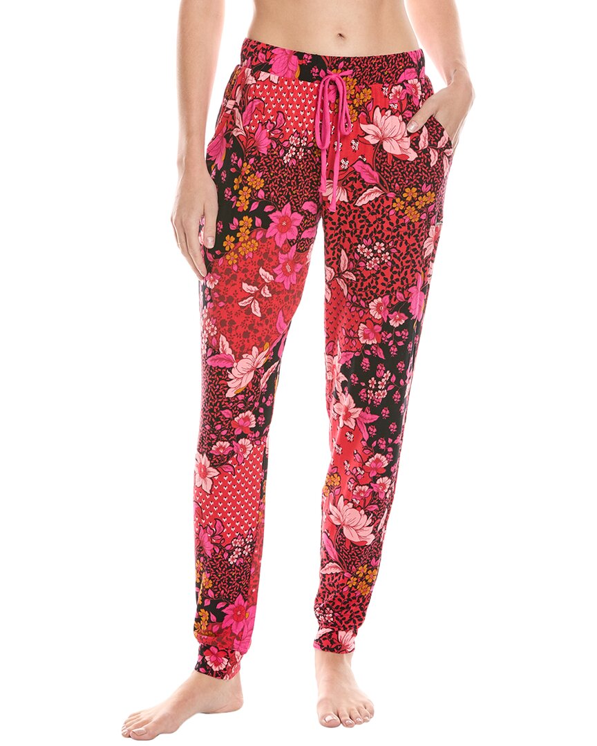 Kensie Jogger Pant In Red