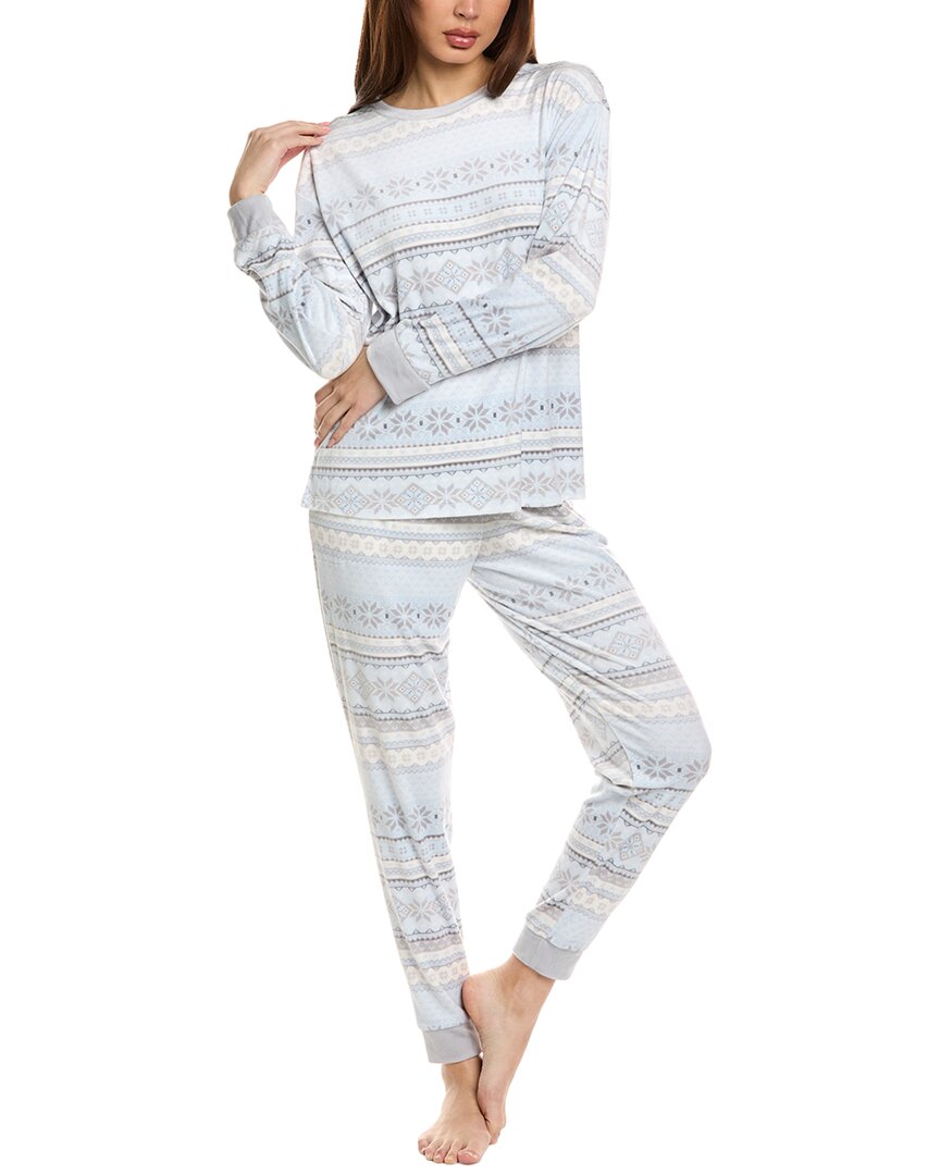 Kensie 2pc Pullover & Jogger Pant Set In Blue