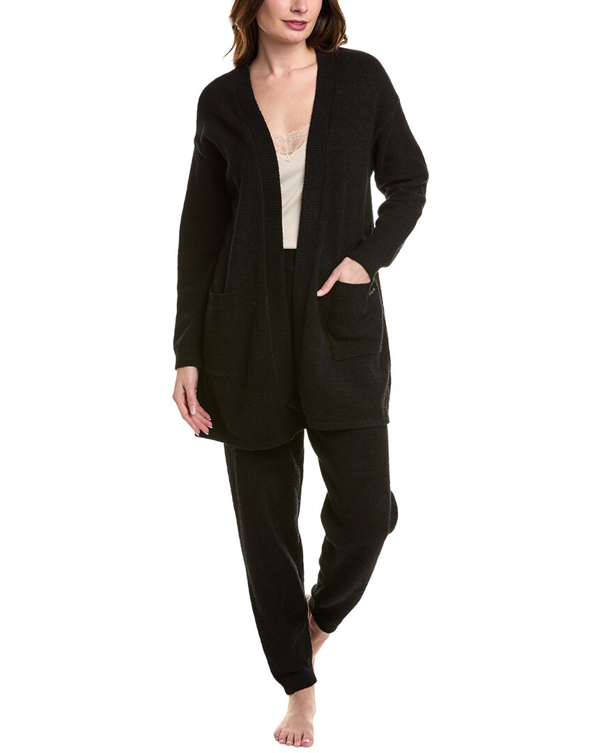 Sanctuary Open Cardigan In Black