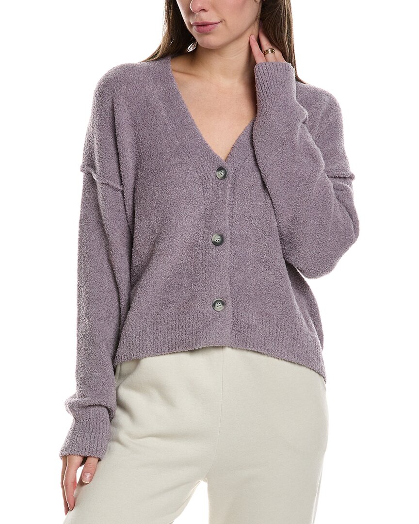 Natori Edit Luna Cardigan In Purple