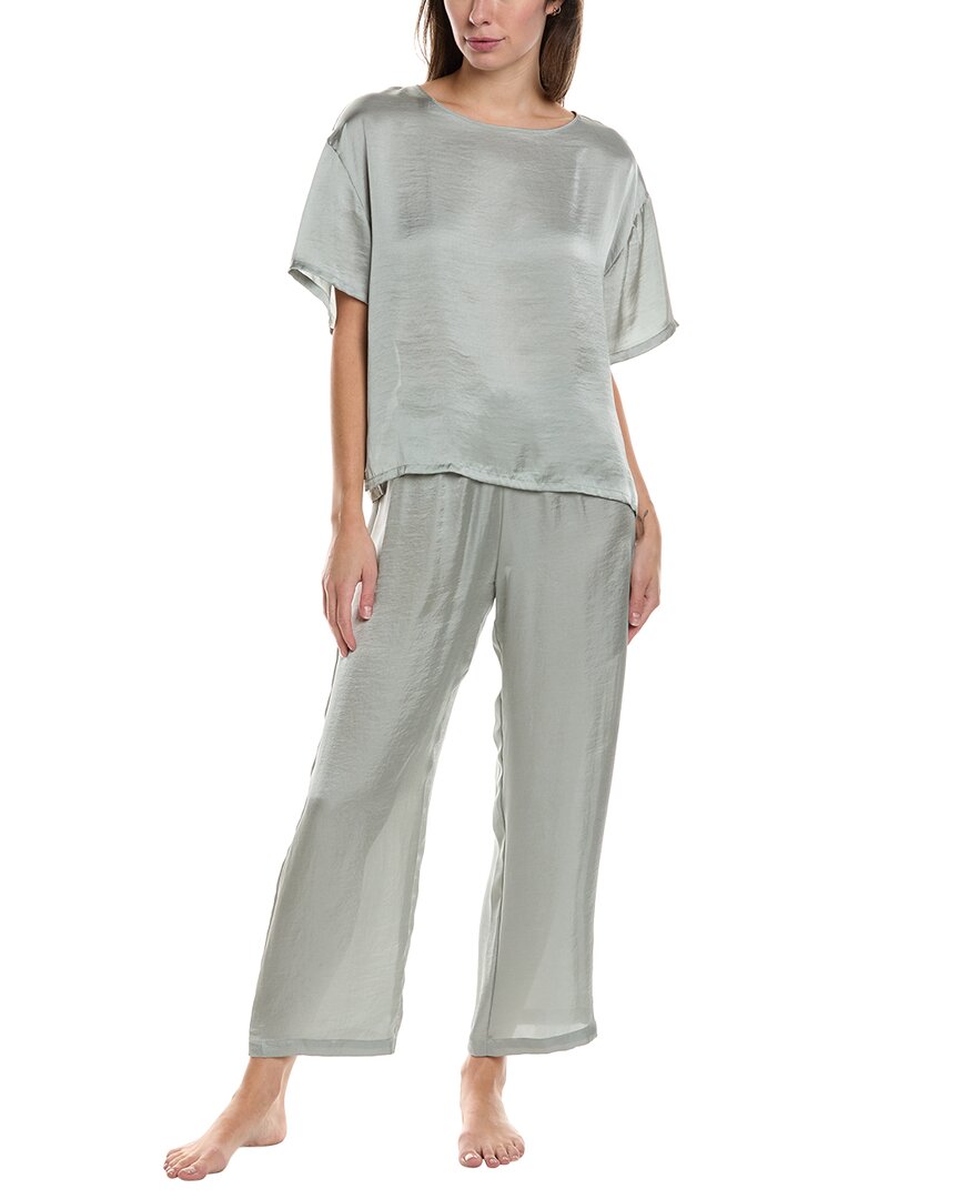 Natori Edit 2pc Ashley Pajama Set In Blue