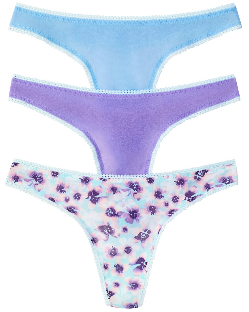 ON GOSSAMER ONGOSSAMER SET OF 3 MESH HIP G-STRING