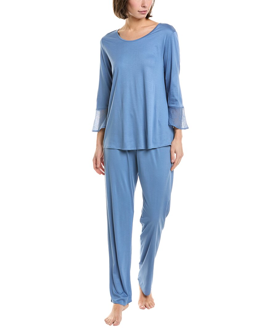 HANRO HANRO 2PC SILK-BLEND PAJAMA SET