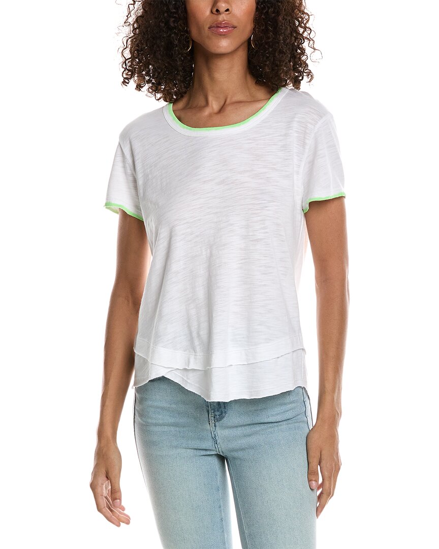 Chrldr Neon Ava Mock Layer T-shirt