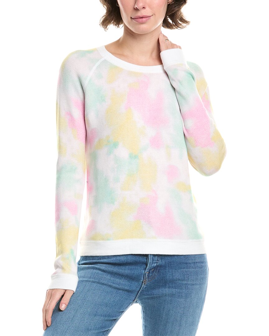 Forte Cashmere Reversible Dream Cashmere-blend Sweater In White