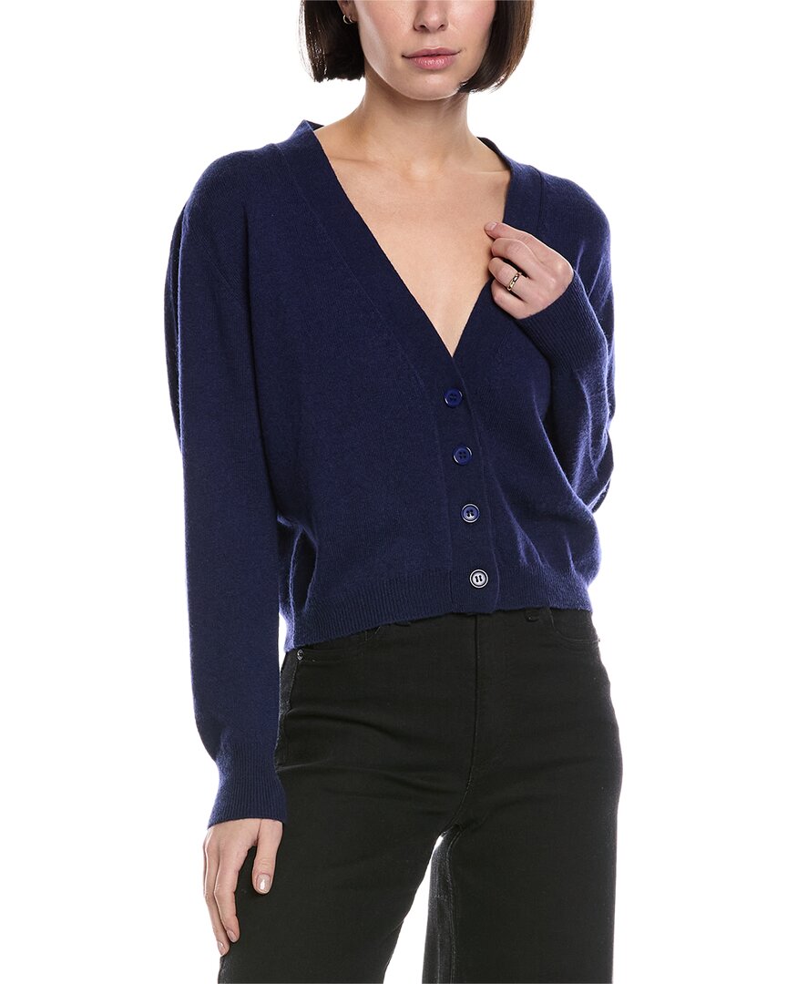 Brodie Cashmere Boxy Little Wool & Cashmere-blend Cardigan In White