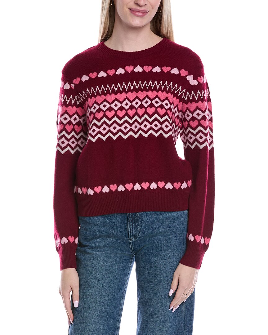 Brodie Cashmere Love Fairisle Wool & Cashmere-blend Sweater In Multi