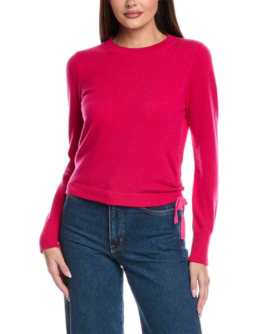 &isla Eloise Cinched Side Cashmere Sweater In Pink