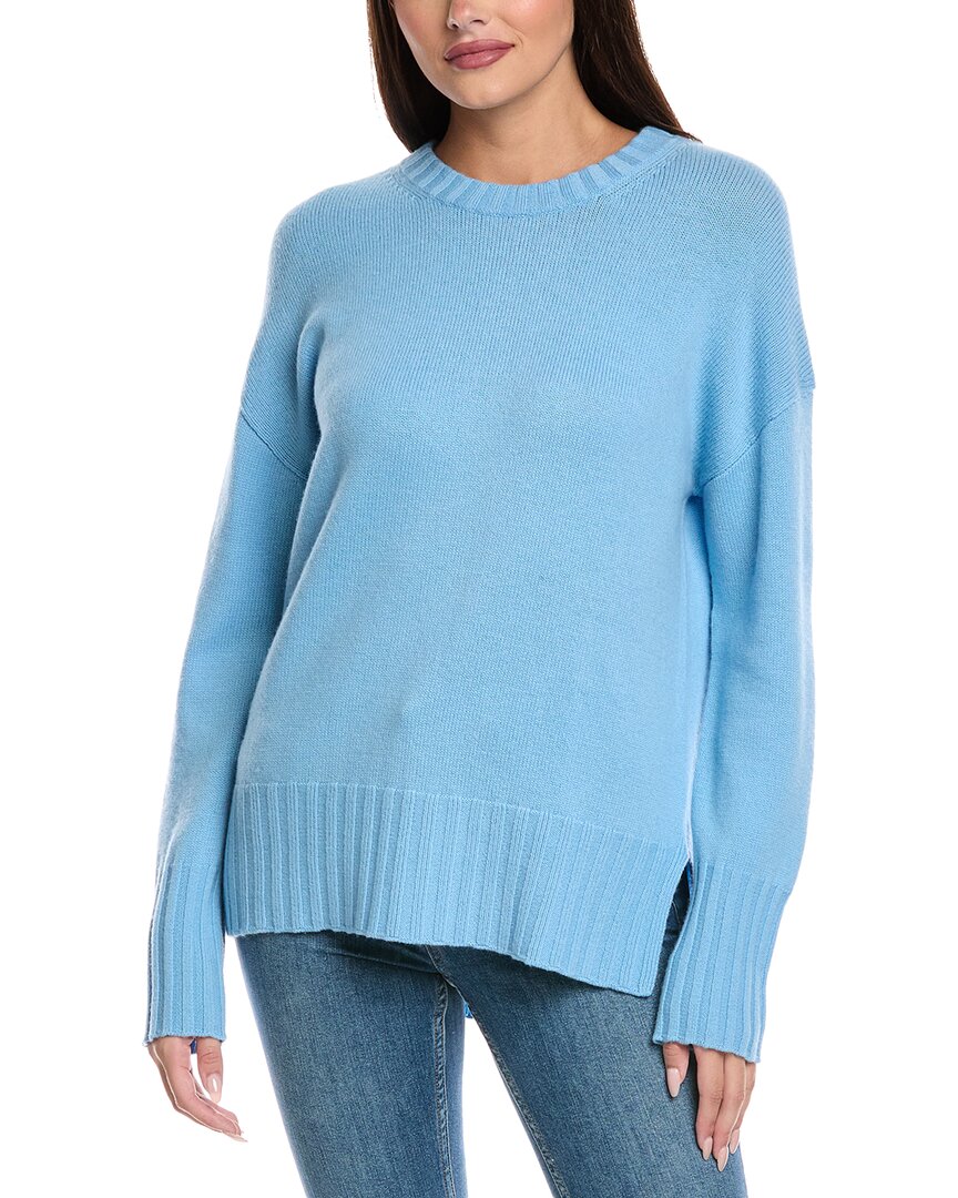 &isla Sami Oversize Wool & Cashmere-blend Sweater In Blue