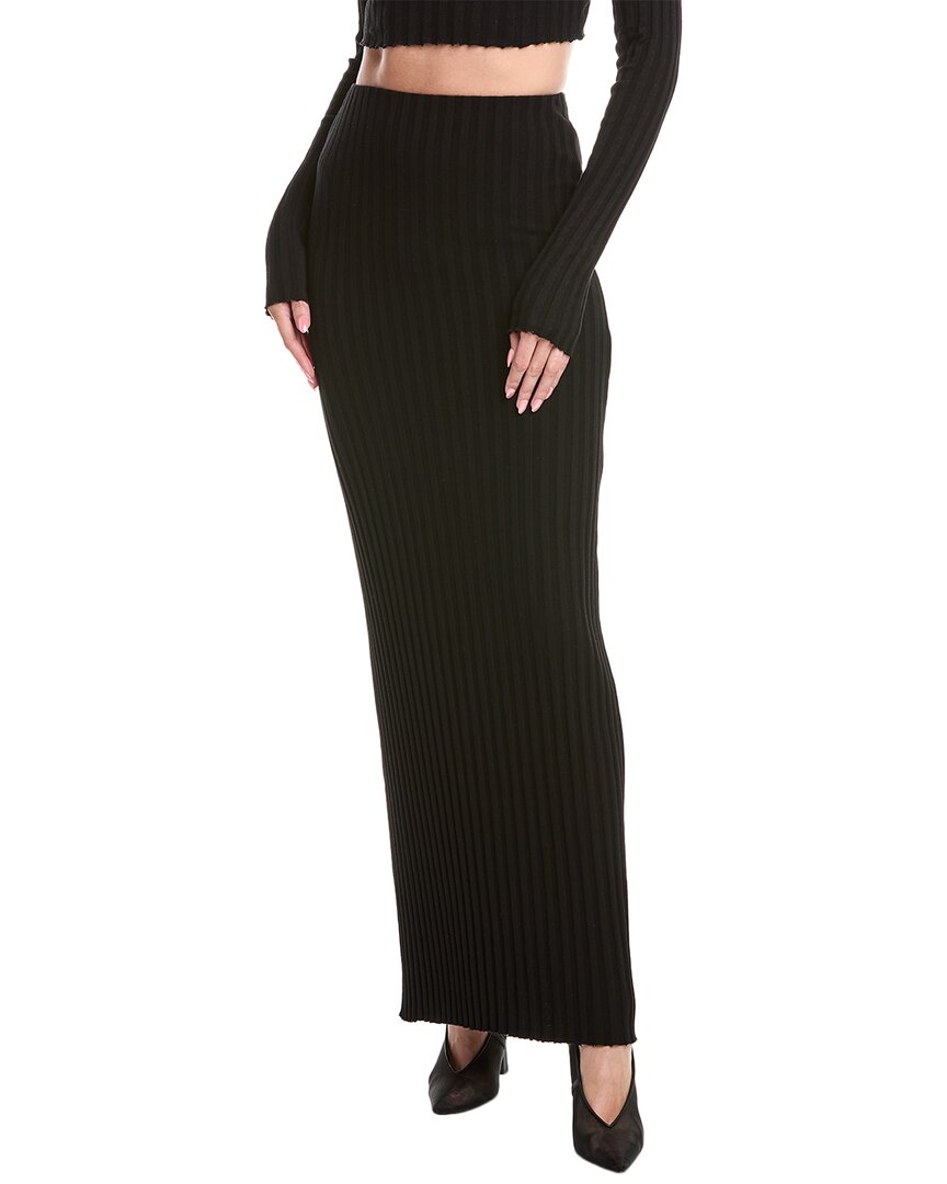 Cotton Citizen The Capri Maxi Skirt In Black