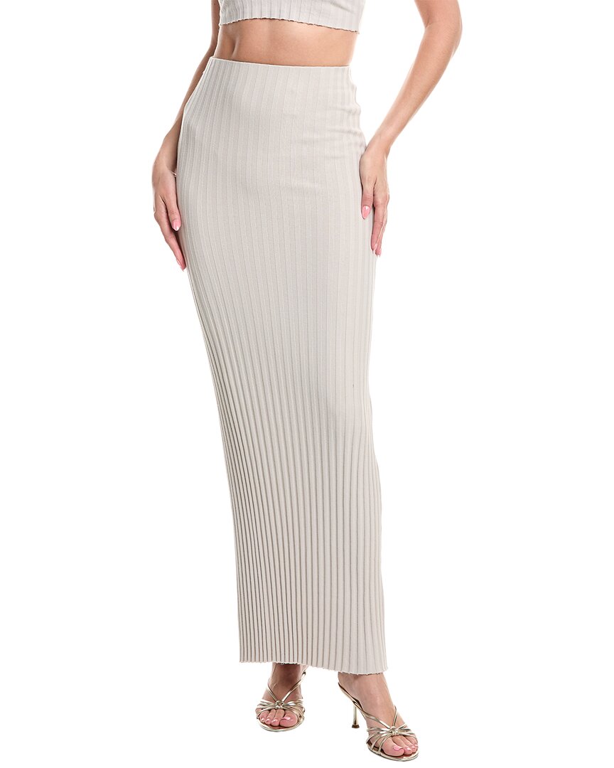 Cotton Citizen The Capri Maxi Skirt In Gray